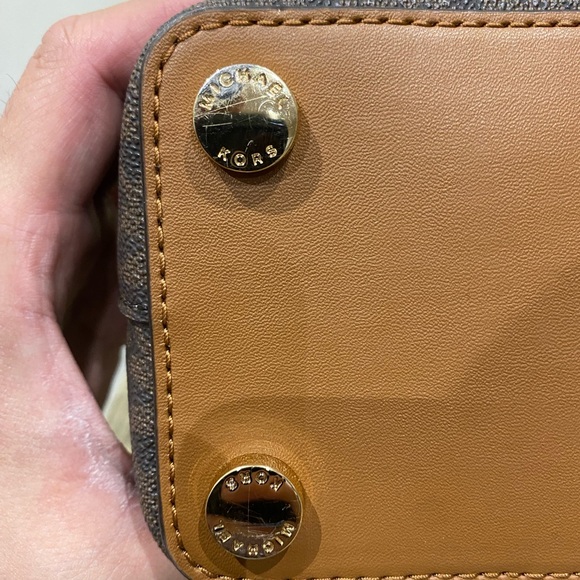 MICHAEL KORS Edith Small Logo Satchel C/W Cross Body Shoulder Strap - Picture 7 of 12